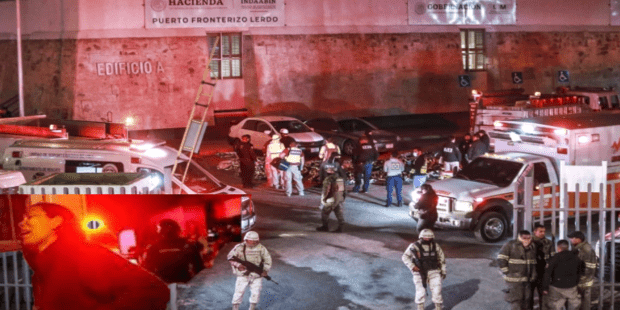 Mexico அகதி முகாம் தீயில் எரிந்து அழிவு 38 பேர் பலி