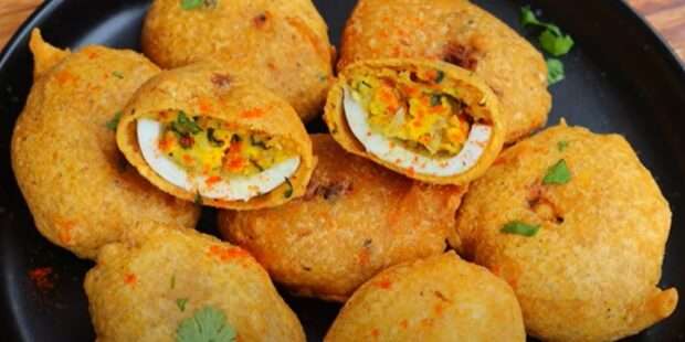 மசாலா போண்டா செய்வது எப்படி Easy Snacks recipe | Masala egg bonda | Egg Bajji recipe | Egg Bonda