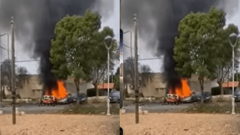 எரியும் இஸ்ரேல் வெடிக்கும் ஏவுகணைகள் படங்கள் உள்ளே