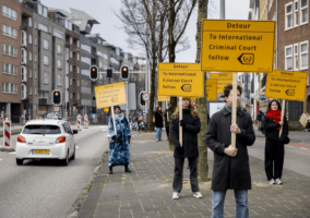 இஸ்ரேல் காசா படுகொலைக்கு எதிராக கொலண்ட் Amsterdam இல் போராட்டம்