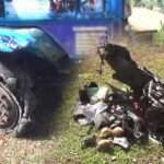 கொழும்பு மோட்டார் சைக்கிள் விபத்தில் தந்தை மகன் பலி தாய்