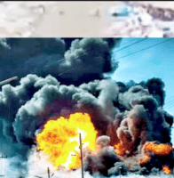 ஆயுதகளஞ்சியம் எரிகிறது இராணுவம் காயம்