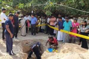 மனித எலும்புகூடு கண்டுபிடிப்பு