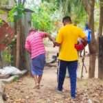 கிளிநொச்சியில் கடத்தால் நபருக்கு வாள்வெட்டு