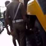 லொறியின் காற்றை புடுங்கிய போலீஸ் அதிகாரி பணி நீக்கம்